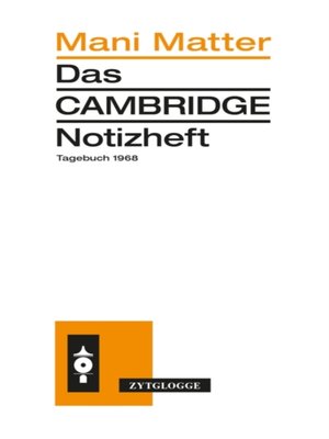 cover image of Das Cambridge Notizheft